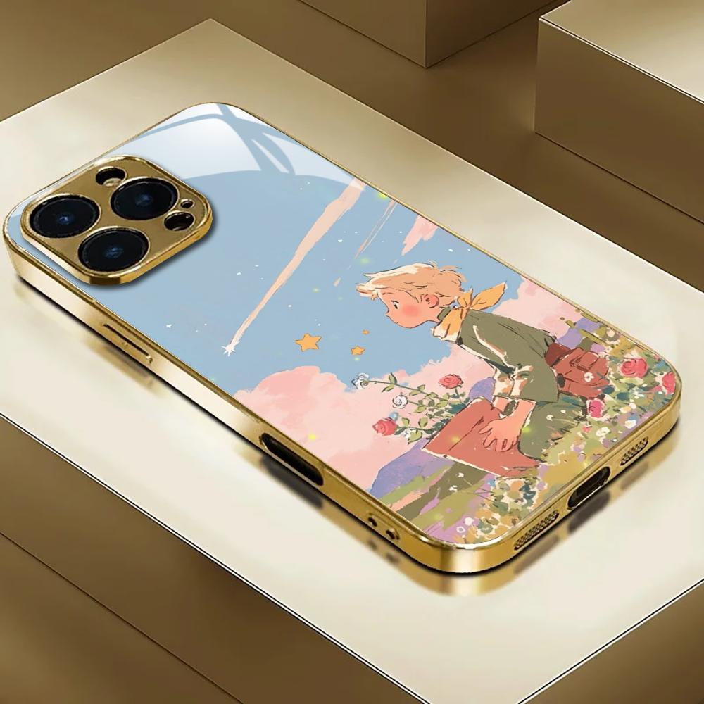 Apple Iphone 15 - Зеркальный чехол INS Rose Little Prince